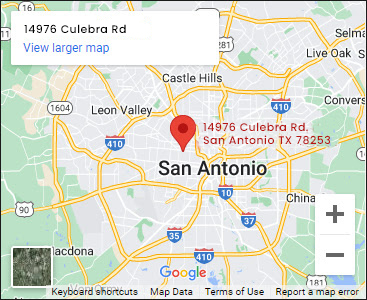 14976 Culebra Rd. San Antonio TX 78253